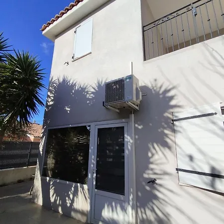 Les Palmiers, Maison Mitoyenne, Quartier Balneaire, Terrasses, Clim Hyères